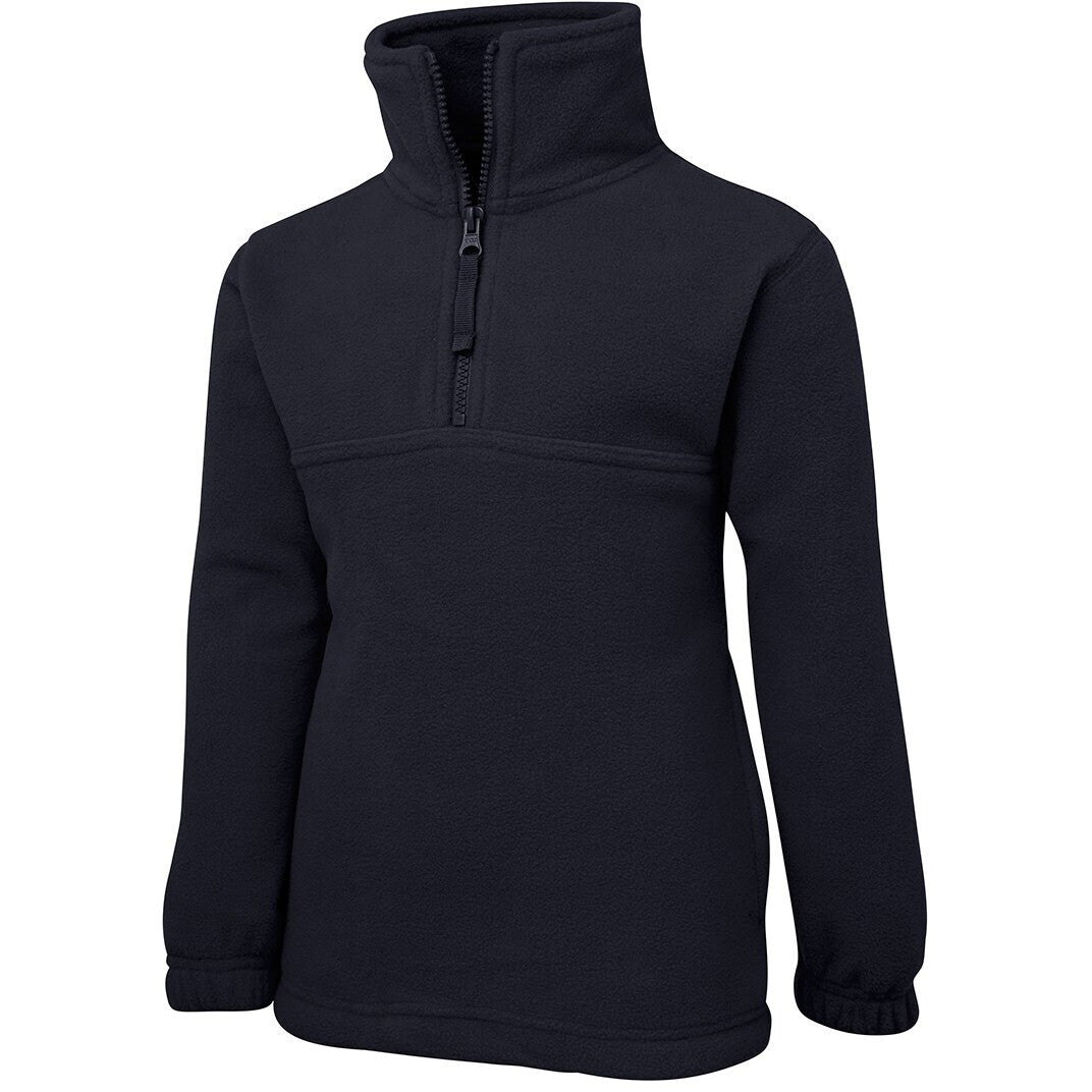 JB's Wear 3KP Kids 1/2 Zip Polar - Side View | color:Navy|view:side