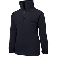 JB's Wear 3KP Kids 1/2 Zip Polar - Side View | color:Navy|view:side