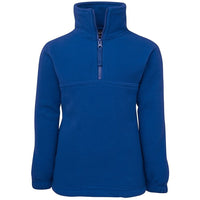 JB's Wear 3KP Kids 1/2 Zip Polar - Front View | color:Royal|view:front