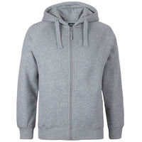 JB's Wear S3FH Kids & Adults Full Zip Fleecy Hoodie - Front View | color:13% Marle|view:front