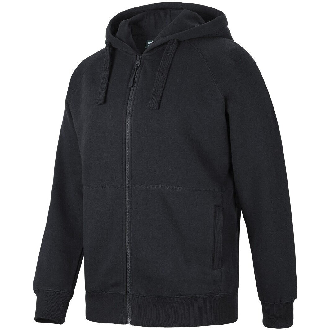 JB's Wear S3FH Kids & Adults Full Zip Fleecy Hoodie - Side View | color:Black|view:side