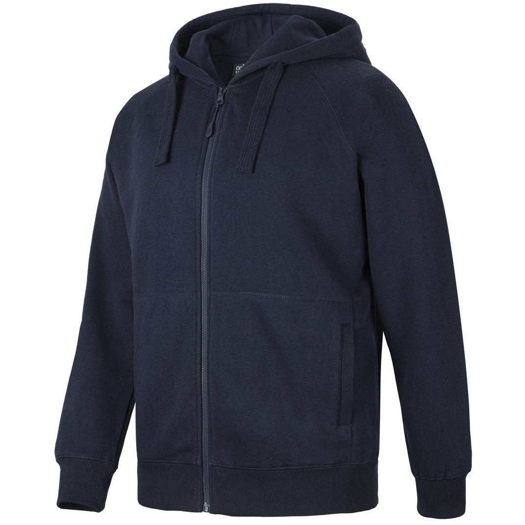 JB's Wear S3FH Kids & Adults Full Zip Fleecy Hoodie - Side View | color:Navy|view:side