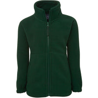 JB's Wear 3FJ Kids & Adults Full Zip Polar - Front View | color:Bottle|view:front