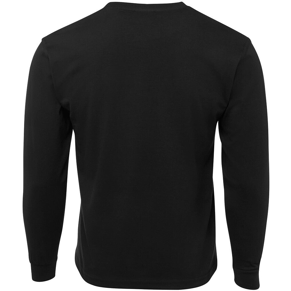 JB's Wear 1LS Kids & Adults Long Sleeve Tee - Back View | color:Black|view:back