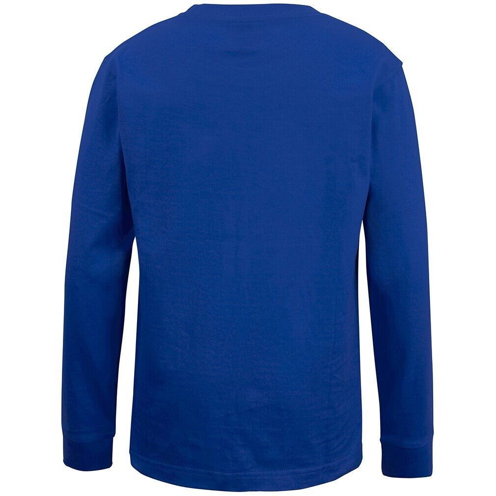 JB's Wear 1LS Kids & Adults Long Sleeve Tee - Back View | color:Royal|view:back