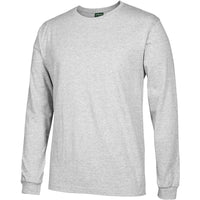 JB's Wear 1LS Kids & Adults Long Sleeve Tee - Side View | color:Snow Marle|view:side