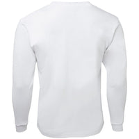 JB's Wear 1LS Kids & Adults Long Sleeve Tee - Back View | color:White|view:back