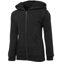 JB's Wear 3PZH Kids & Adults P/C Full Zip Hoodie - Side View | color:Black|view:side