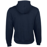 JB's Wear 3PZH Kids & Adults P/C Full Zip Hoodie - Back View | color:Navy|view:back