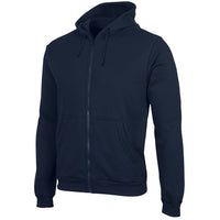 JB's Wear 3PZH Kids & Adults P/C Full Zip Hoodie - Side View | color:Navy|view:side