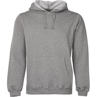 JB's Wear 3POH Kids & Adults P/C Pop Over Hoodie - Front View | color:13% Marle|view:front