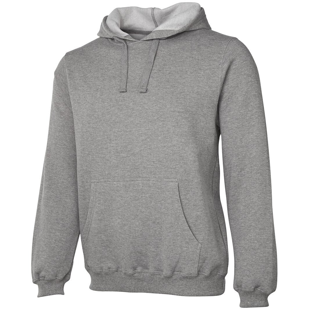 JB's Wear 3POH Kids & Adults P/C Pop Over Hoodie - Side View | color:13% Marle|view:side