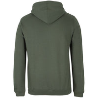 JB's Wear 3POH Kids & Adults P/C Pop Over Hoodie - Back View | color:Army|view:back