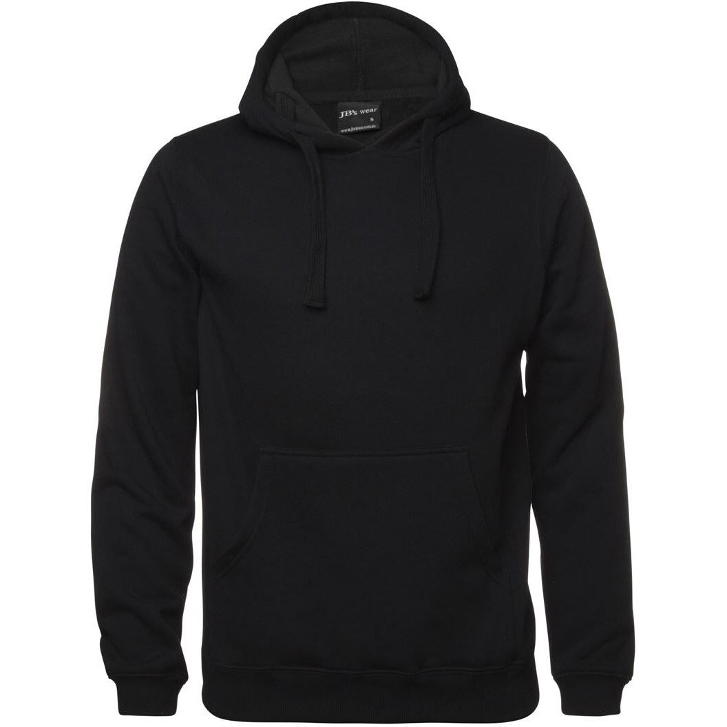 JB's Wear 3POH Kids & Adults P/C Pop Over Hoodie - Front View | color:Black|view:front