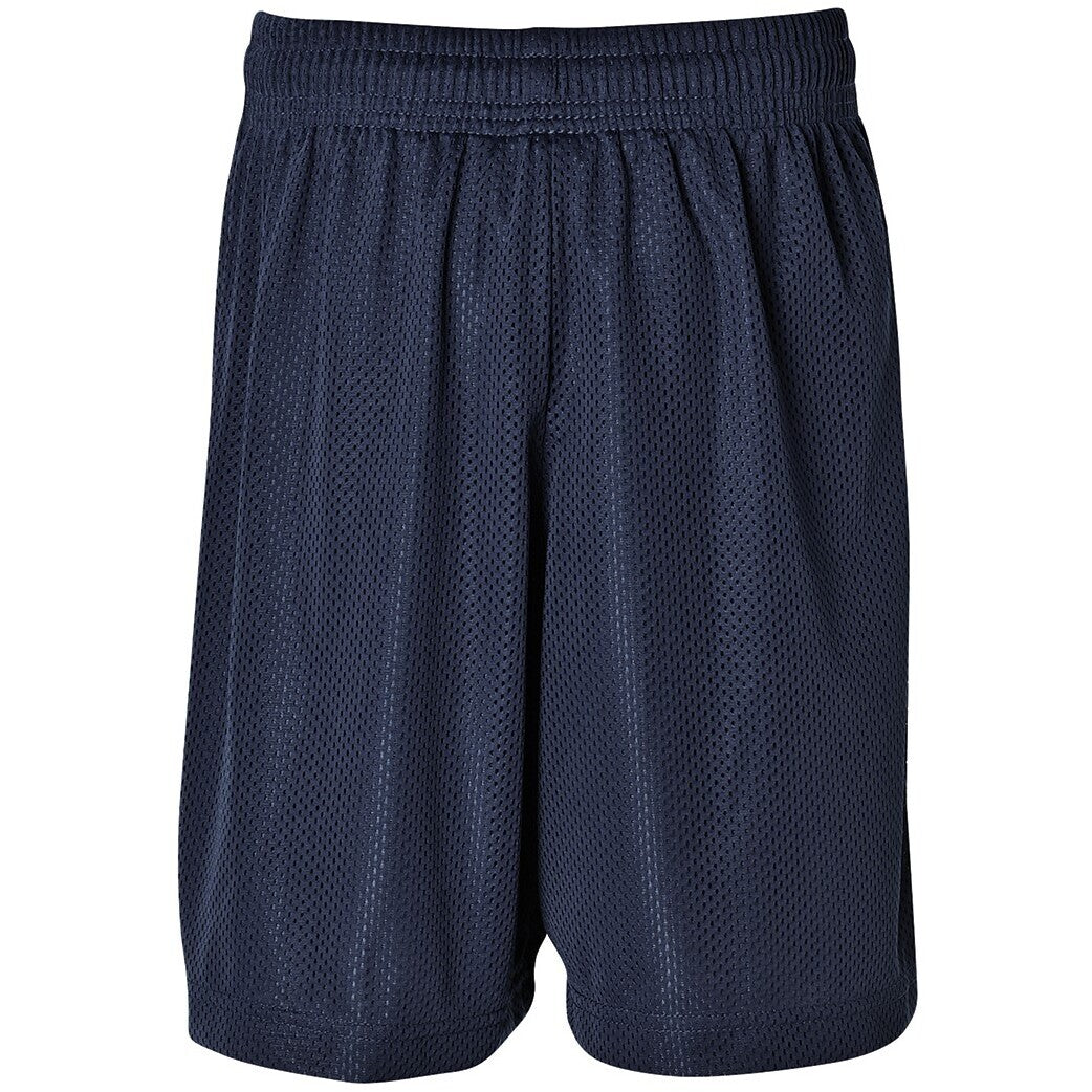JB's Wear 7KBS Kids and Adults Basketball Short - Back View | color:Navy|view:back