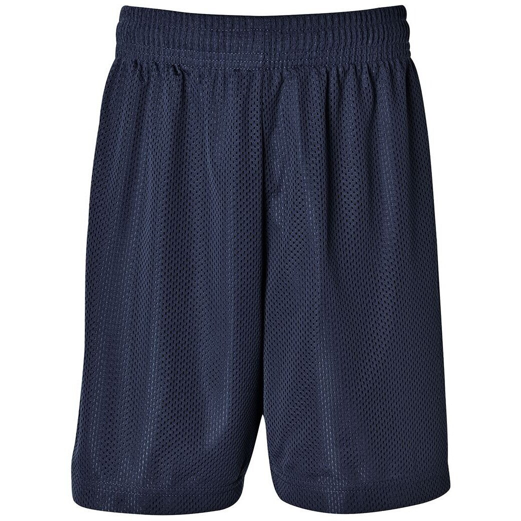 JB's Wear 7KBS Kids and Adults Basketball Short - Front View | color:Navy|view:front