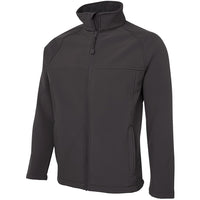 JB's Wear 3LJ Kids and Adults Layer Soft Shell Jacket - Side View | color:Grey|view:side