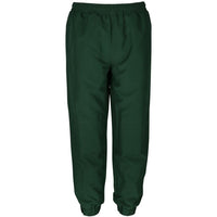 JB's Wear 7WUCP Kids Cuffed Warm Up Pants - Front View | color:Bottle|view:front