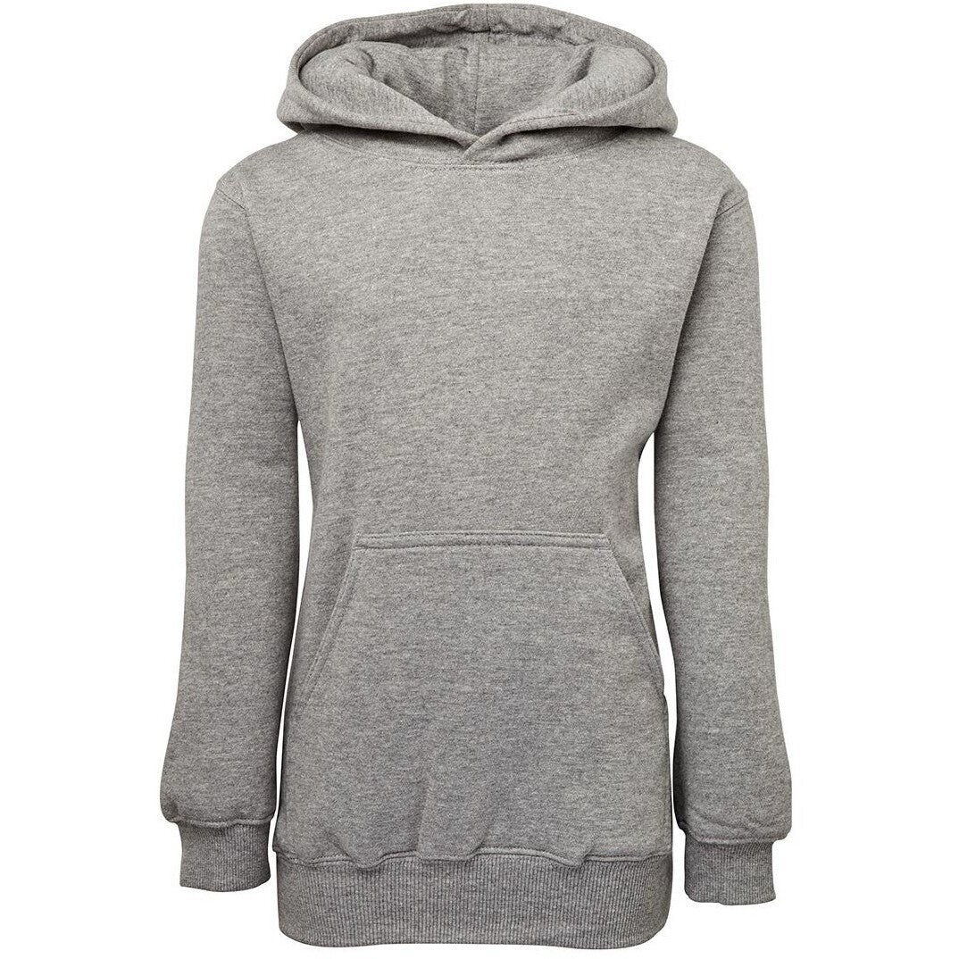 JB's Wear 3KFH Kids Fleecy Hoodie - Front View | color:13% Marle|view:front