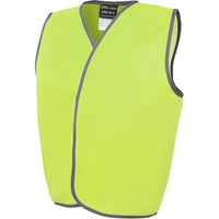JB's Wear 6HVSU Kids Hi Vis Safety Vest - Side View | color:Lime|view:side