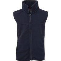 JB's Wear 3KOV Kids Polar Vest - Front View | color:Navy|view:front