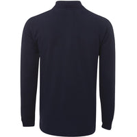 JB's Wear 210XL L/S 210 Polo - Back View | color:Navy|view:back