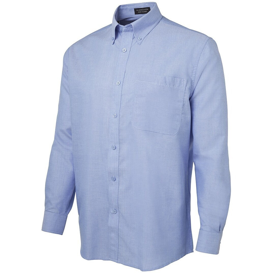 JB's Wear 4OS L/S Oxford Shirt - Side View | color:Lt Blue|view:side