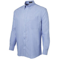 JB's Wear 4OS L/S Oxford Shirt - Side View | color:Lt Blue|view:side