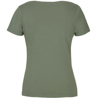 JB's Wear 1BTS Ladies Boat Neck Tee - Back View | color:Sage|view:back