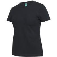 JB's Wear 1STS1 Ladies Cotton S/S Stretch Tee - Side View | color:Black|view:side