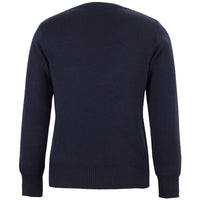 JB's Wear Z6J1 Ladies Knitted Jumper - Back View | color:Dark Navy|view:back