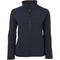 JB's Wear 3LJ1 Ladies Layer Soft Shell Jacket - Front View | color:Navy/Navy|view:front