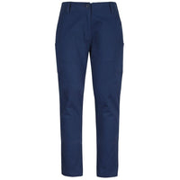 JB's Wear 6MTP1 Ladies Multi Pocket Stretch Twill Pant - Front View | color:Navy|view:front