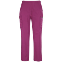 JB's Wear 4SNP1 Ladies Nu Scrub Cargo Pant - Front View | color:Fuchsia|view:front