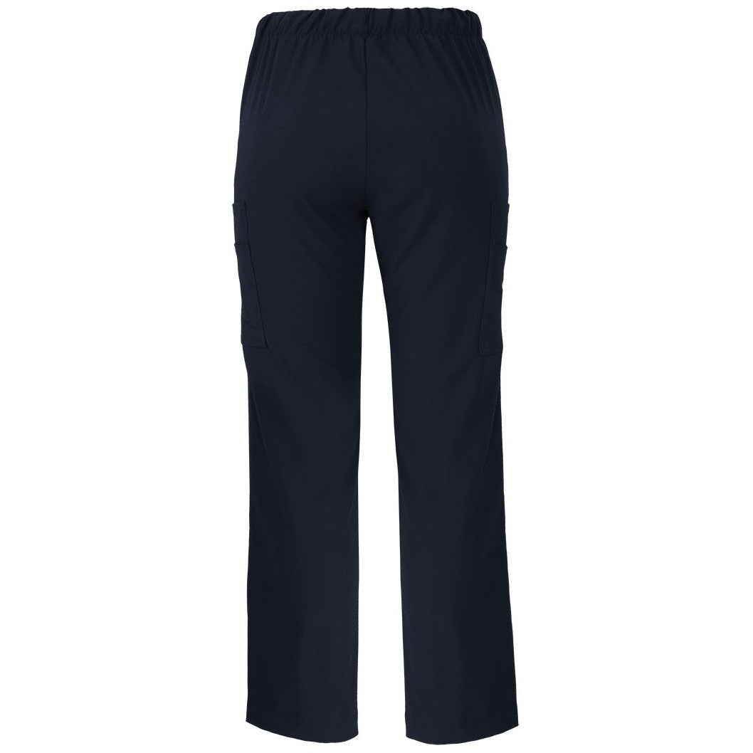 JB's Wear 4SNP1 Ladies Nu Scrub Cargo Pant - Back View | color:Navy|view:back