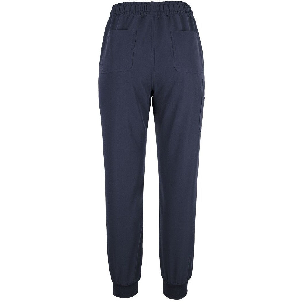 JB's Wear 4SNJ1 Ladies Nu Scrub Jogger - Back View | color:Navy|view:back