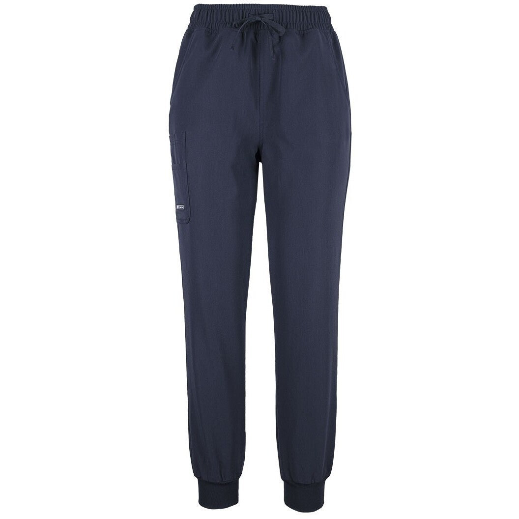 JB's Wear 4SNJ1 Ladies Nu Scrub Jogger - Front View | color:Navy|view:front