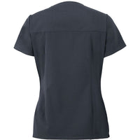 JB's Wear 4SNT1 Ladies Nu Scrub Top - Back View | color:Graphite|view:back