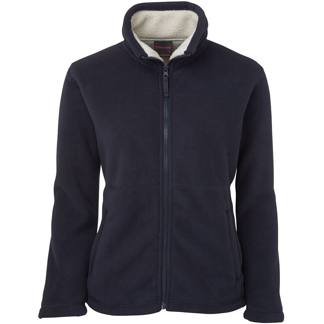 JB's Wear 3LJS Ladies Shepherd Jacket - Front View | color:Navy/White|view:front