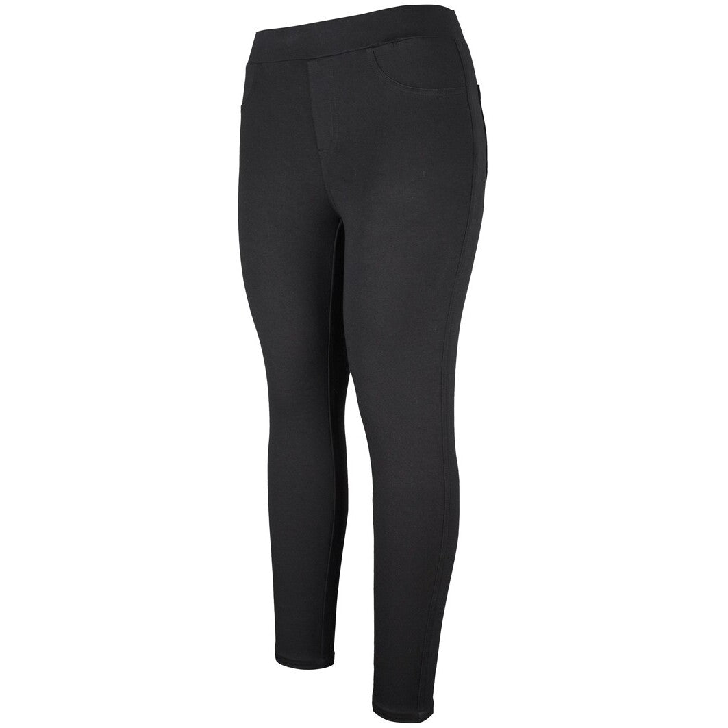 JB's Wear 4PP1 Ladies Stretch Corporate Pant - Side View | color:Black|view:side