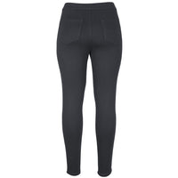 JB's Wear 4SSJ1 Ladies Stretch Jegging - Back View | color:Black|view:back
