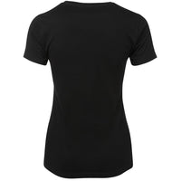 JB's Wear 1LHT Ladies Tee - Back View | color:Black|view:back