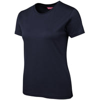 JB's Wear 1LHT Ladies Tee - Side View | color:Navy|view:side