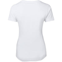 JB's Wear 1LHT Ladies Tee - Back View | color:White|view:back
