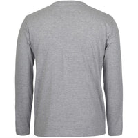 JB's Wear 1LSNC Long Sleeve Non-Cuff Tee - Back View | color:13% Marle|view:back