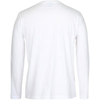 JB's Wear 1LSNC Long Sleeve Non-Cuff Tee - Back View | color:White|view:back