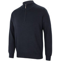 JB's Wear 6JHZ Men's Corporate 1/2 Zip Jumper - Side View | color:Navy|view:side