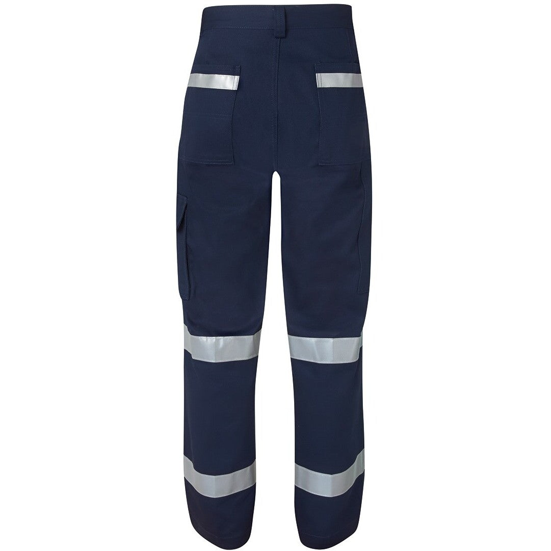 JB's Wear 6MMP Mercerised Multi Pocket Pant with Reflective Tape - Back View | color:Navy|view:back