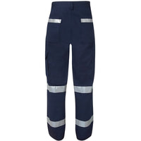 JB's Wear 6MMP Mercerised Multi Pocket Pant with Reflective Tape - Back View | color:Navy|view:back