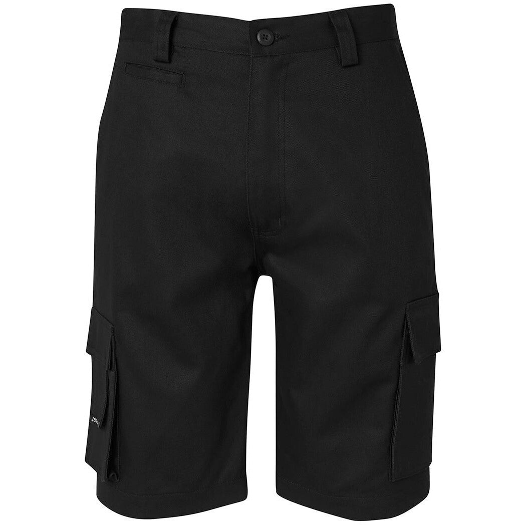 JB's Wear 6NMS Mercerised Multi Pocket Short - Front View | color:Black|view:front